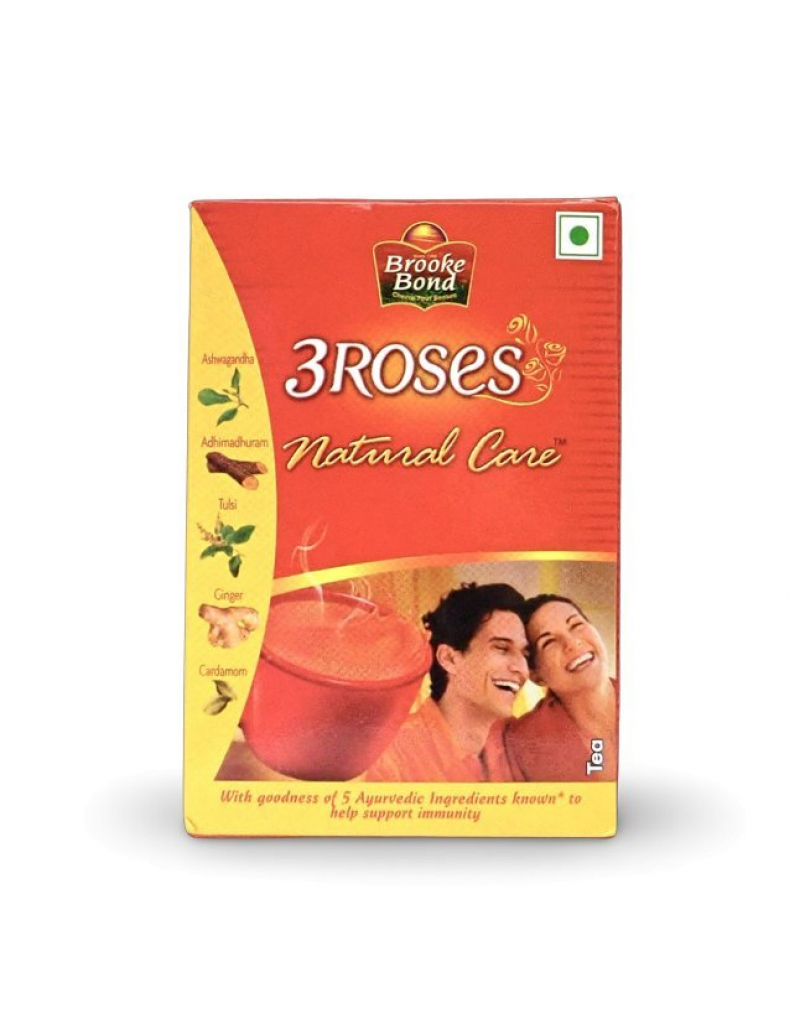 BROOKE BOND 3 ROSES NATURAL CARE TEA 250GM (MASALA)
