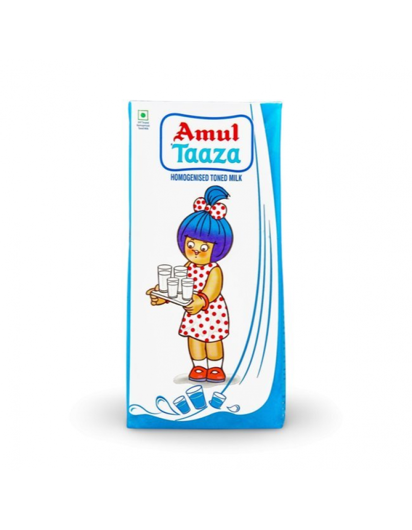 AMUL TAAZA FULL CREAM MILK 1 LTR