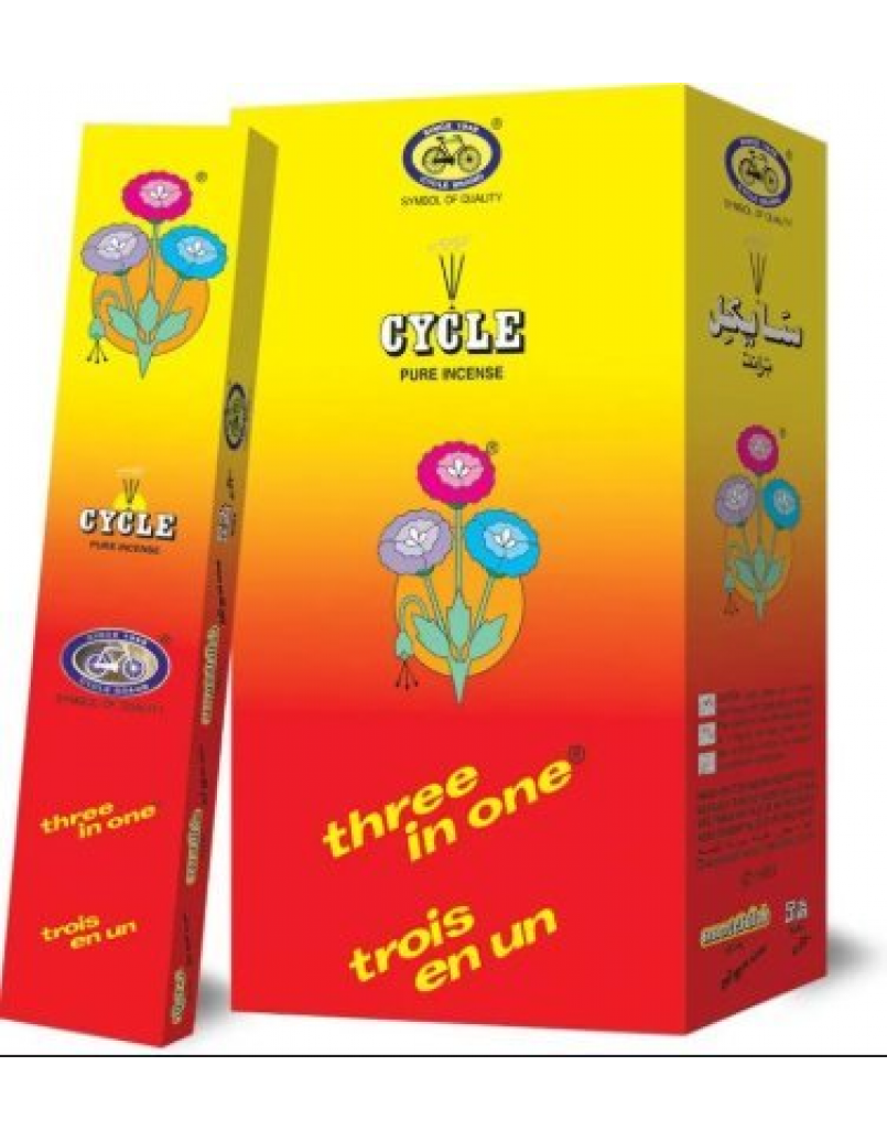 CYCLE BRAND  INCENSE STICKS 3 IN 1