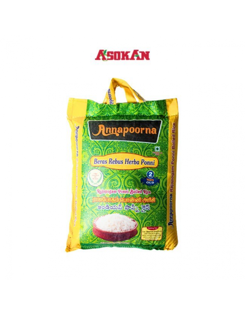 ANNAPORNA PONNI BOILED RICE 5KG