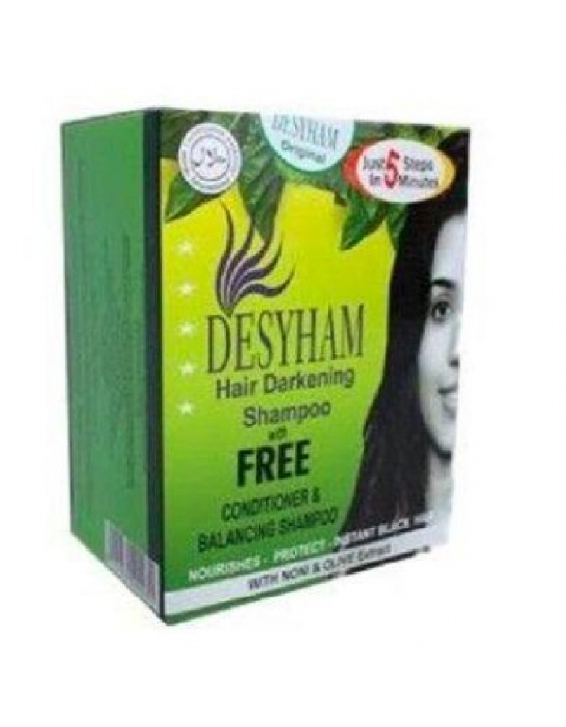 DESYHAM HAIR DARKENING SHAMPOO BLACK BOX