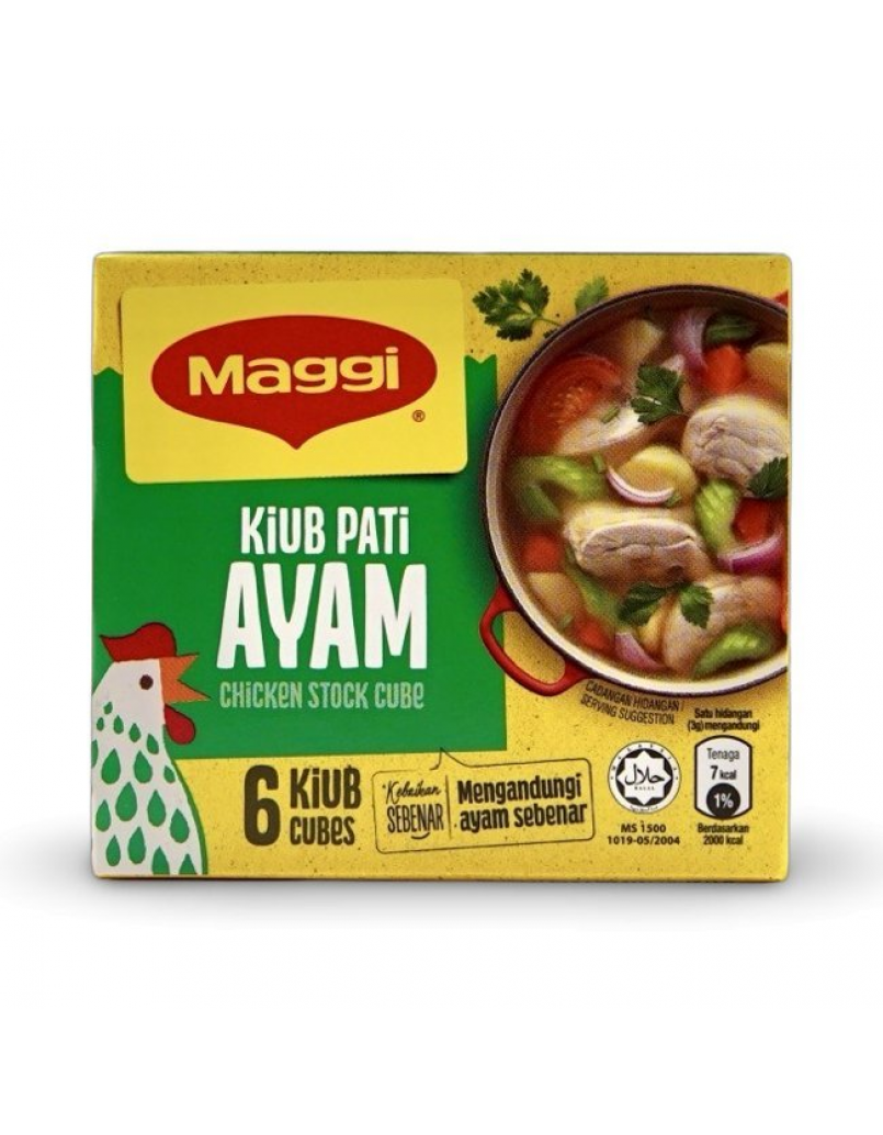 MAGGI CHICKEN STOCK CUBE 60G