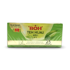 BOH GREEN TEA BAGS 25'S