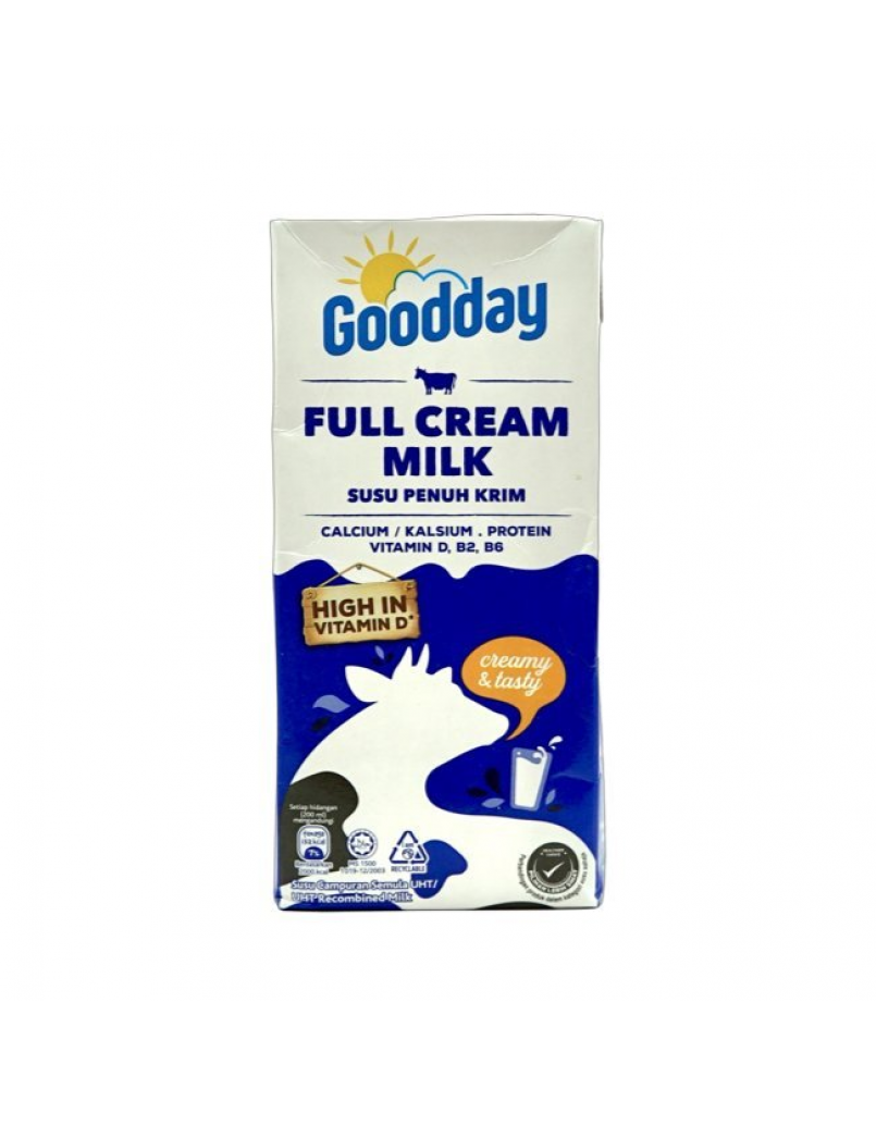 GOODDAY UHT FULL CREAM MILK 1L